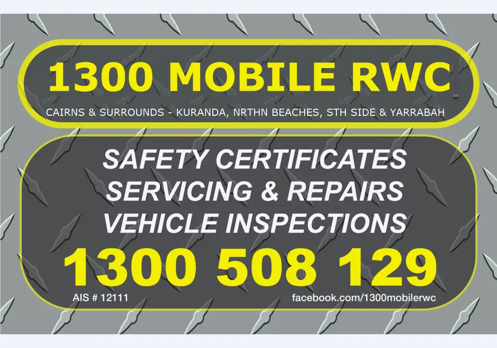 Mobile mechanic 1300 Mobile RWC & Mechanical