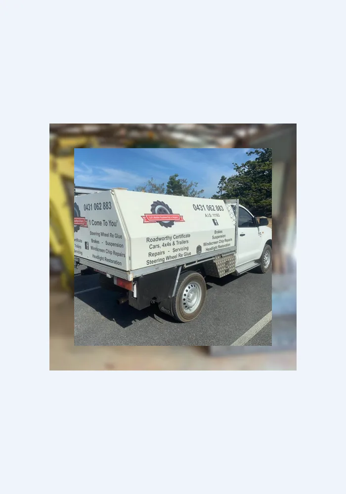 Mobile mechanic Cols Mobile Roadworthys & Repairs