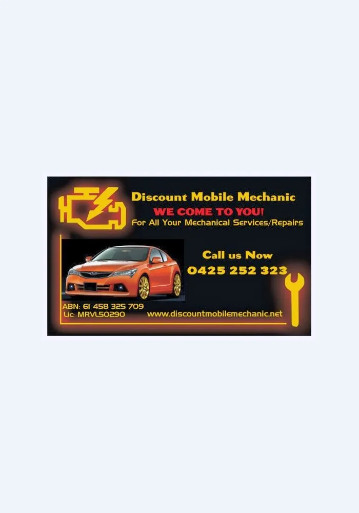 Mobile mechanic Discount Mobile Mechanic