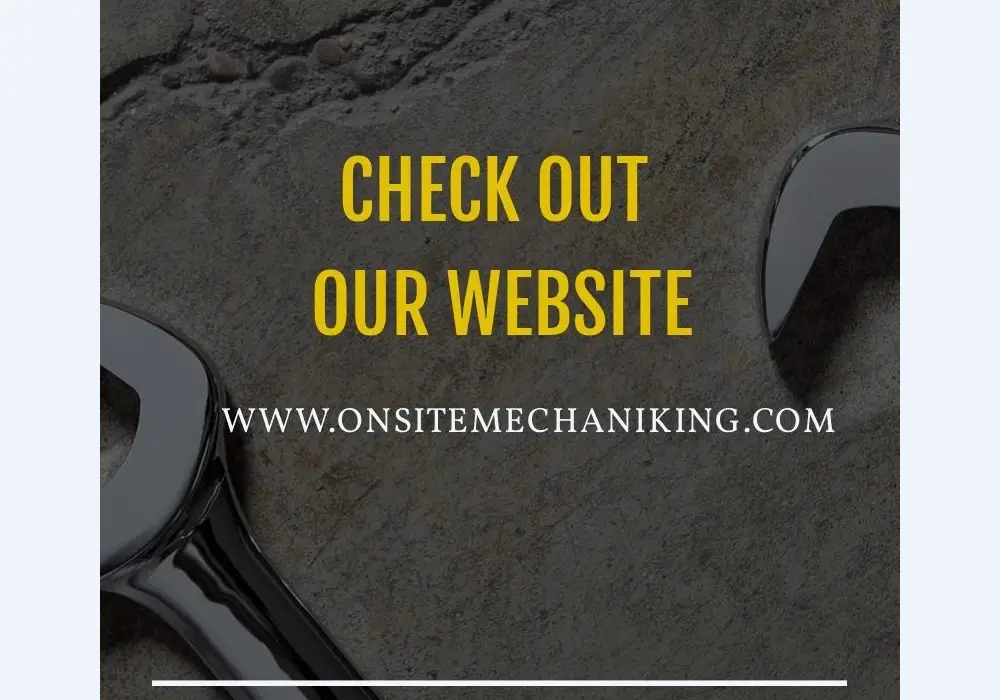 Mobile mechanic On-site Mechaniking